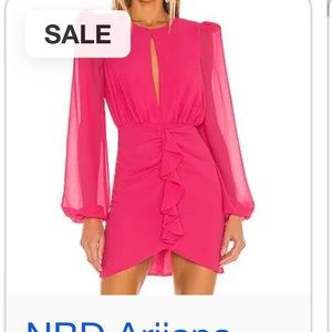 Arijana Mini Dress in Hot Pink